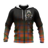 Ross Ancient Tartan Hoodie - Alba Celtic Style